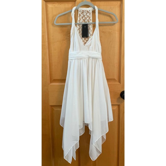NWT Guess Women’s White Twisted Tank, Size 6 K224 - Picture 1 of 16
